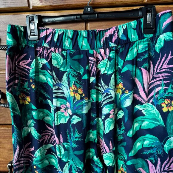 NWT LOFT Wide Leg Botanical Pants - Picture 2 of 7